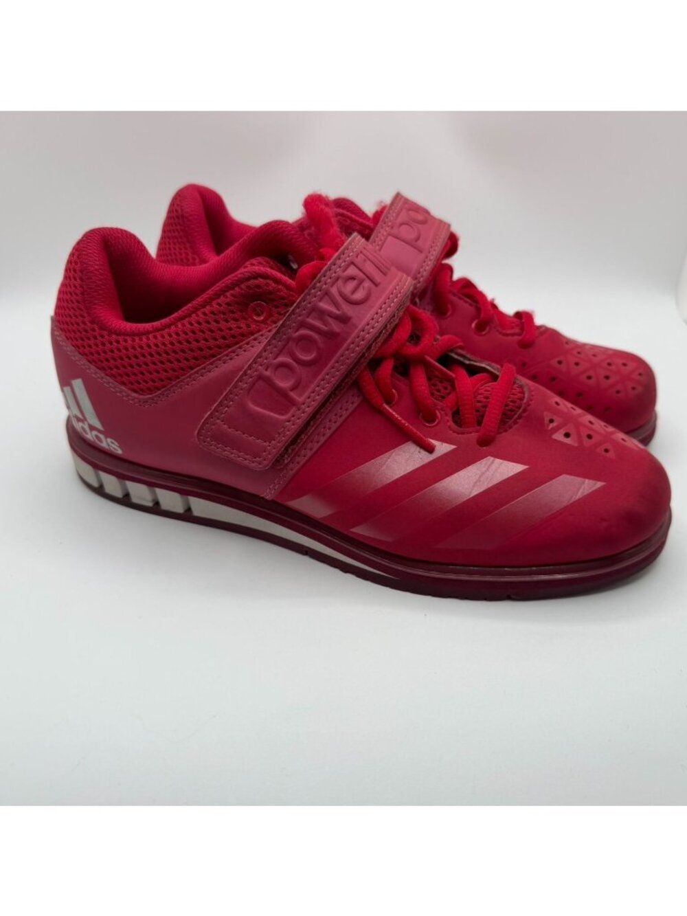 Adidas Powerlift 3.1 Weight Lifting Sneakers Women's Size 7 Red CrossFit Shoes